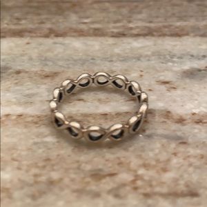Pandora silver infinity ring